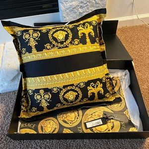 NWT IN BOX VERSACE Medusa Baroque Pillow